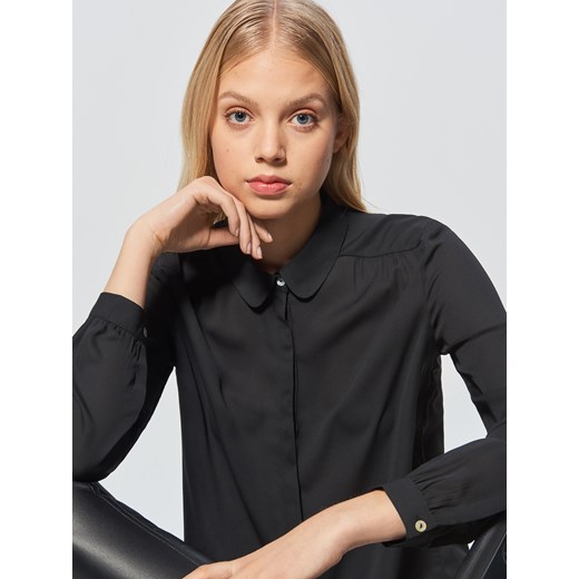 Cropp - Gładka koszula - Czarny Cropp czarny XL 