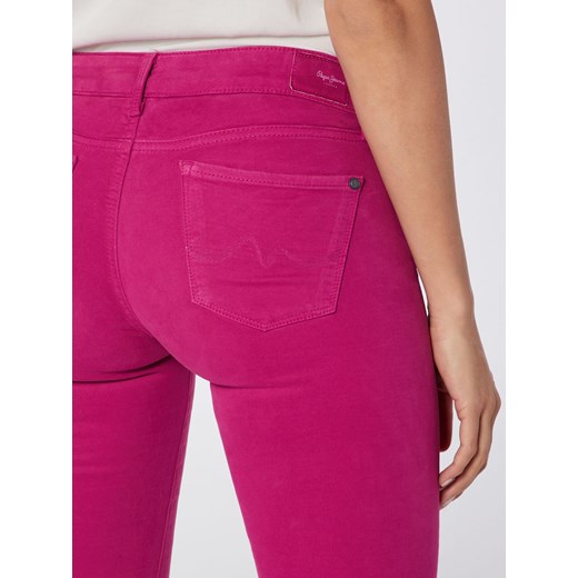 Spodnie damskie Pepe Jeans bez wzorów casual 