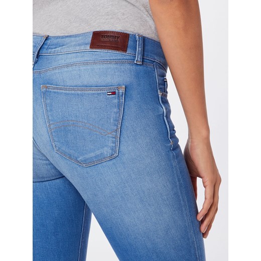 Jeansy damskie Tommy Jeans z jeansu niebieskie 