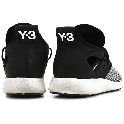 Buty sportowe damskie Y3 By Yohji Yamamoto ze skóry sznurowane 
