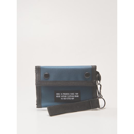 House - Materiałowy portfel z brelokiem - Niebieski