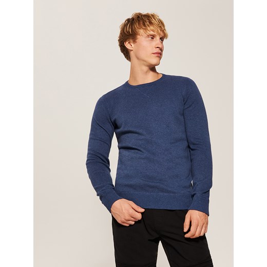 House - Gładki sweter - Niebieski