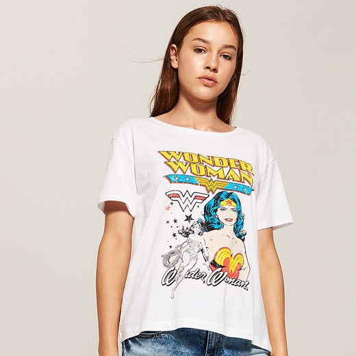 House - T-shirt Wonder Woman - Biały