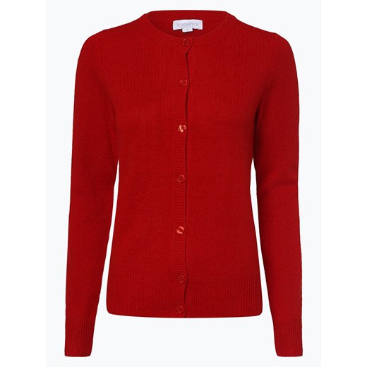 Czerwony sweter damski Brookshire casualowy na zimę 