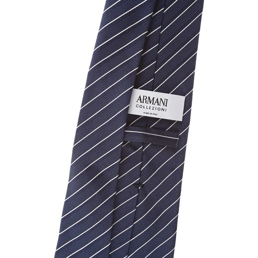 Krawat niebieski Giorgio Armani 