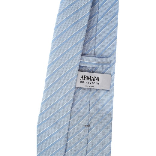 Giorgio Armani Krawaty Na Wyprzedaży, Jasny niebieski, Jedwab, 2019 Giorgio Armani  One Size okazja RAFFAELLO NETWORK 