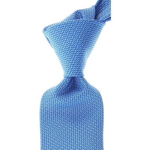 Krawat niebieski Battistoni 