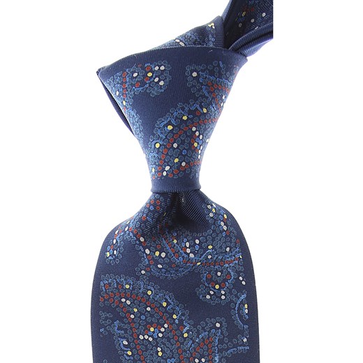 Mila Schon Krawaty Na Wyprzedaży, Średni niebieski, Jedwab, 2019  Mila Schon One Size promocyjna cena RAFFAELLO NETWORK 