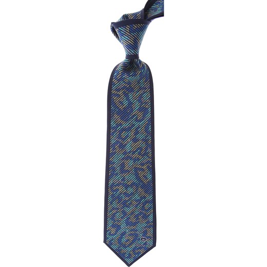 Krawat niebieski Mila Schon 