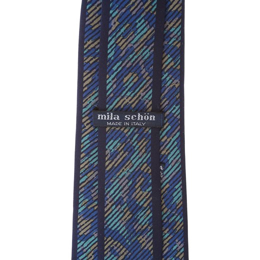 Krawat Mila Schon niebieski 