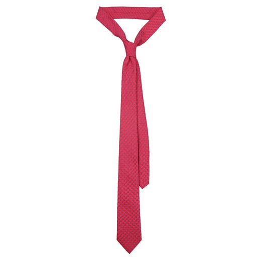 Krawat Lancerto różowy bez wzorów 