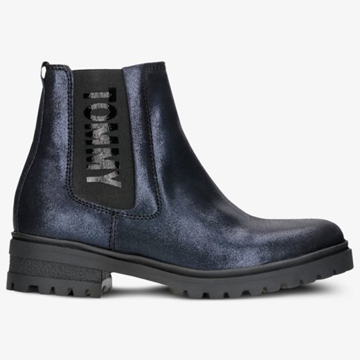 TOMMY HILFIGER METALLIC CLEATED CHELSEA BOOT