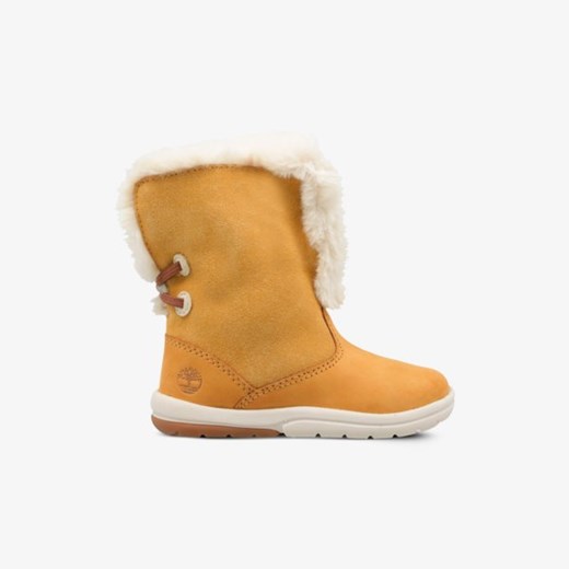 Buty zimowe dziecięce Timberland bez wzorów bez zapięcia 