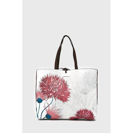 Shopper bag Desigual elegancka ze skóry ekologicznej do ręki duża 