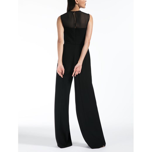 Silk georgette and cady jumpsuit