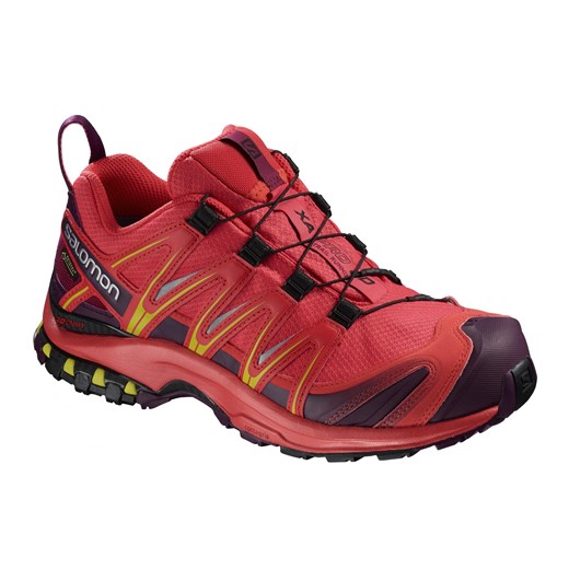 Salomon damskie buty Xa Pro 3D Gtx W, Hibiscus/Potent Purple/Sulphur Spring, 40.7 # Teraz raty 10x0% - tylko do 2019-12-14!