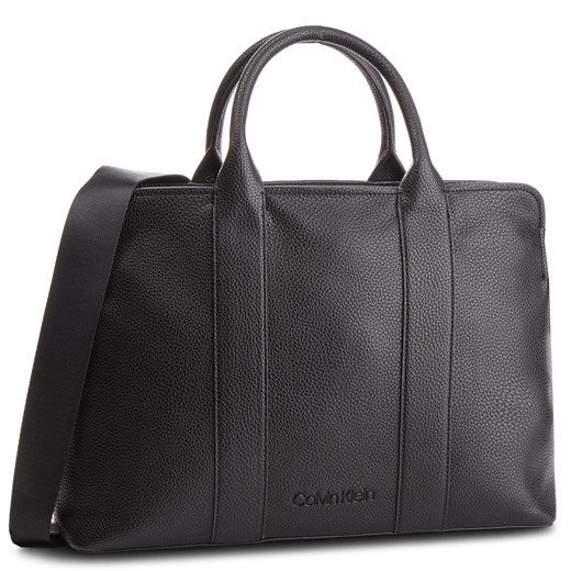 Shopper bag brązowa Calvin Klein bez dodatków matowa casual 
