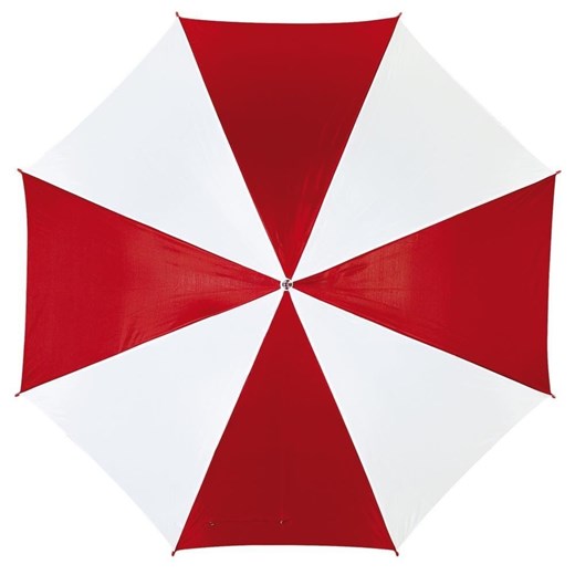 Parasol automatyczny KEMER DISCO czerwony/biały