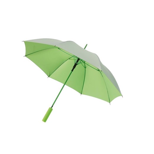 Automatyczny parasol KEMER JIVE jasnozielony/srebrny
