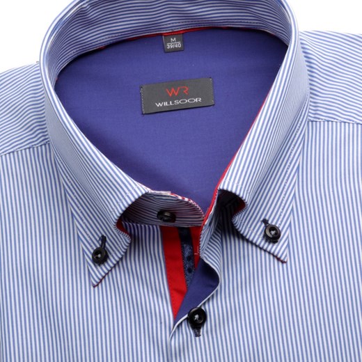 Koszula WR Classic (wzrost 188-194) willsoor-sklep-internetowy fioletowy cienkie