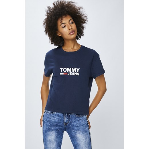 Bluzka damska Tommy Jeans z krótkimi rękawami 