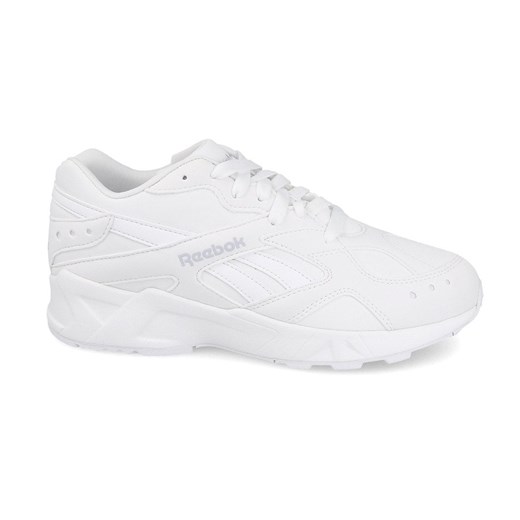 Buty sportowe damskie Reebok Classic do biegania młodzieżowe białe z gumy bez wzorów 