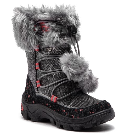 Buty zimowe dziecięce Bartek wełniane śniegowce bez wzorów 