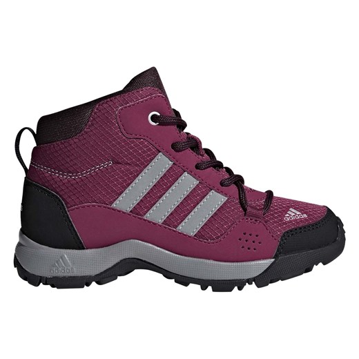 Buty trekkingowe dziecięce Adidas różowe sznurowane 