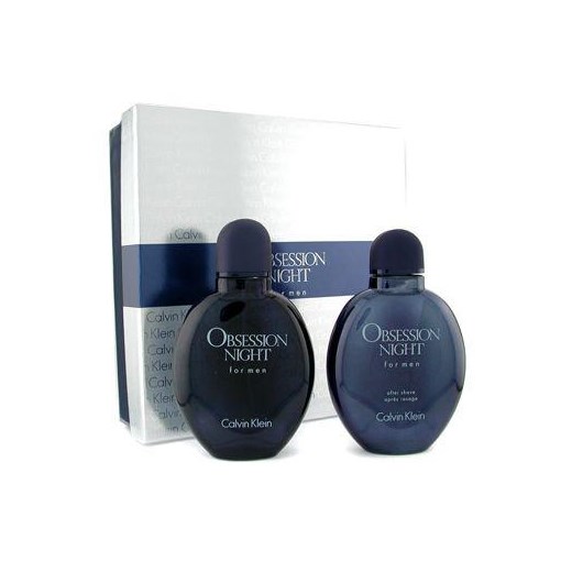 ZESTAW Calvin Klein Obsession Night for men woda toaletowa - perfumy męskie 125ml + woda po goleniu 125ml - 125ml