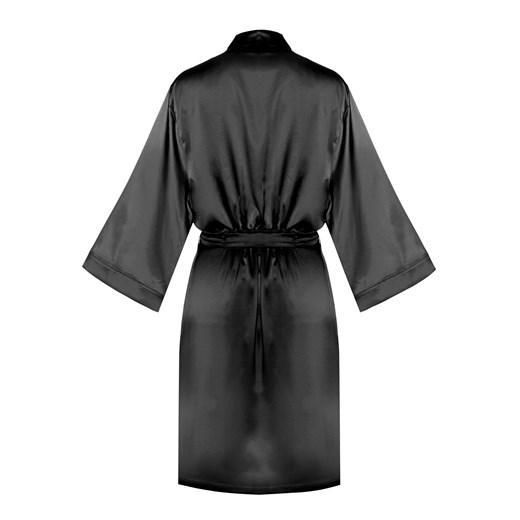 Klasyczne kimono przed kolano czarne Endorfinella E/2018/M1/1