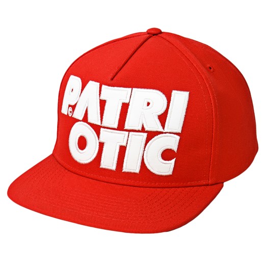 Czapka z daszkiem męska Patriotic z aplikacjami