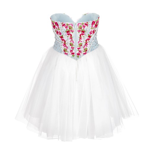 Sukienka La Poudre™ z tiulu gorsetowa mini na sylwestra 