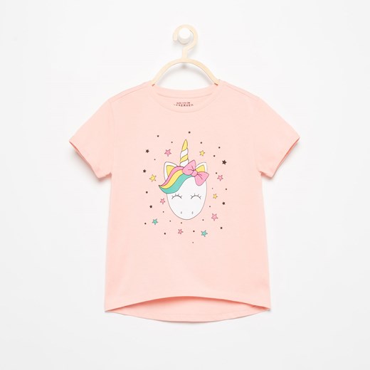 Reserved - T-shirt z jednorożcem - Różowy