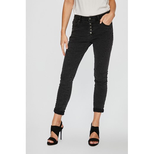 Czarne jeansy damskie Answear 