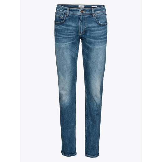Jeansy męskie Edc By Esprit jeansowe bez wzorów 