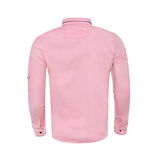 Wyprzedaż koszula męska długi rękaw rl06 - różowa