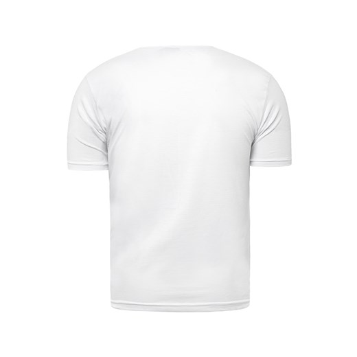 Wyprzedaż Męska koszulka 8014 - biała