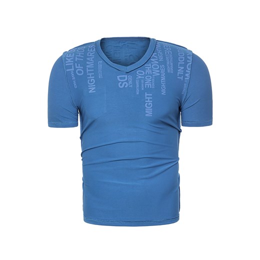 Wyprzedaż koszulka t-shirt tx107 - niebieska