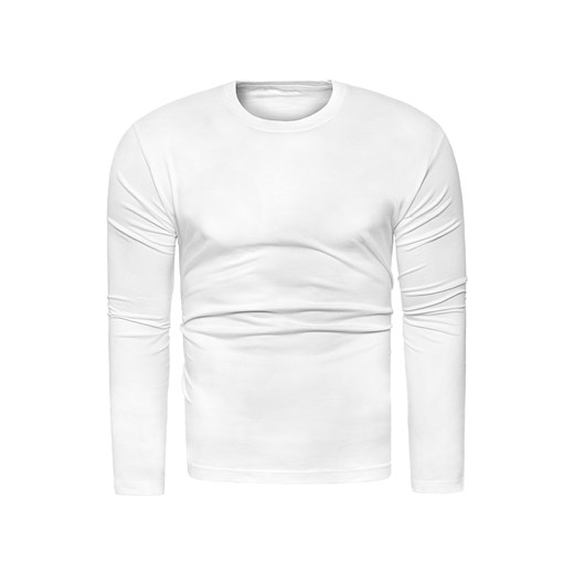 Bluza męska longsleeve N01L - biała