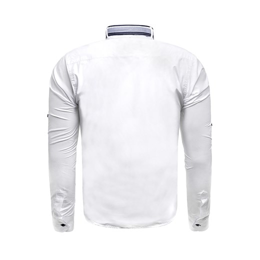 Koszula męska długi rękaw rl08 - biały