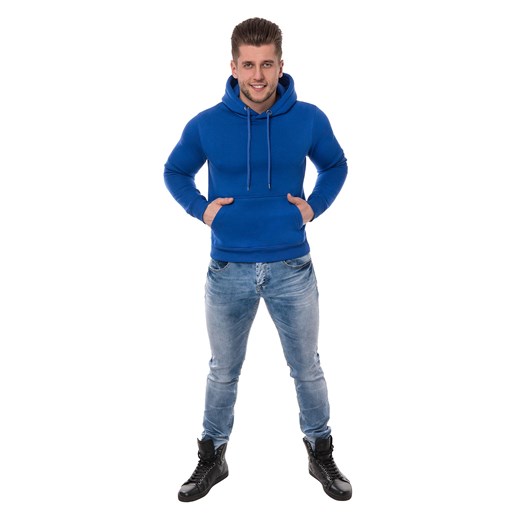 Męska bluza z kapturem rdi1911 - indigo