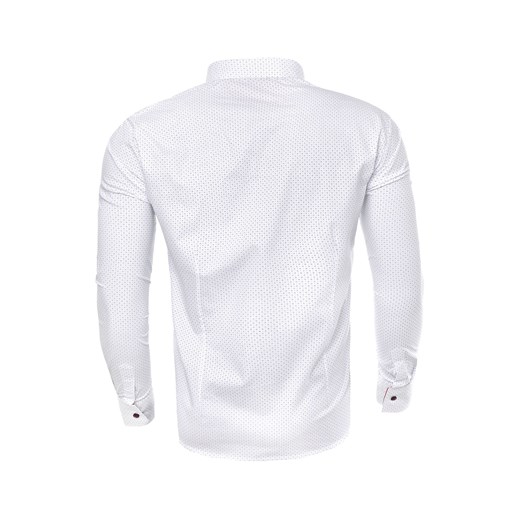 Koszula męska długi rękaw rl37 - biała