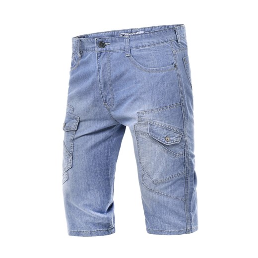 Krótkie spodenki męskie j3431 - jeansowe