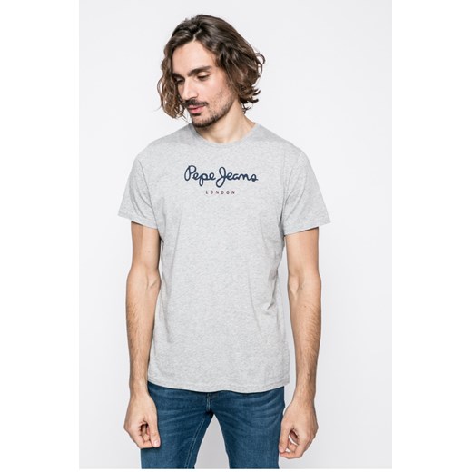 Pepe Jeans t-shirt męski szary wiosenny 