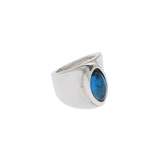 Srebrny pierścionek Ciclón - Deep Blue - 171507