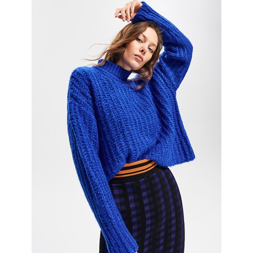 Sweter damski Reserved niebieski 