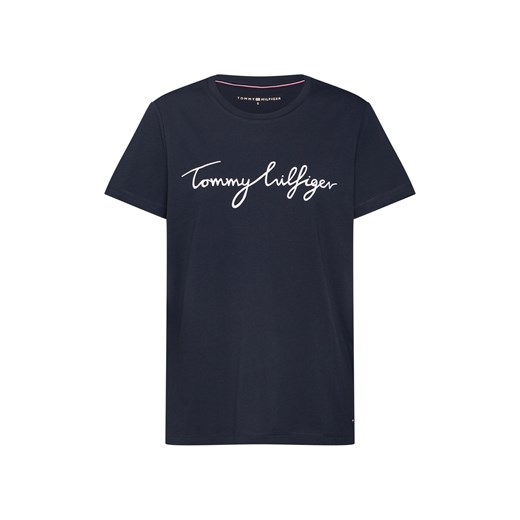 Tommy Hilfiger bluzka damska z krótkimi rękawami w stylu młodzieżowym z napisami 