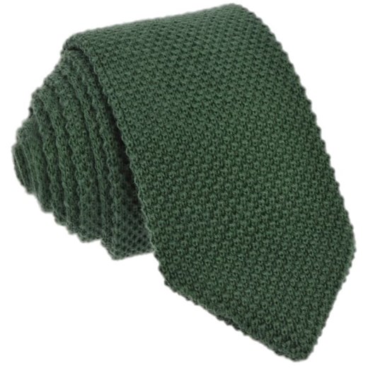 Krawat knit jednolity zielony  Republic Of Ties  