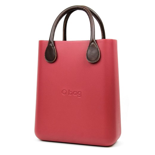 Shopper bag czerwona O Bag bez dodatków do ręki