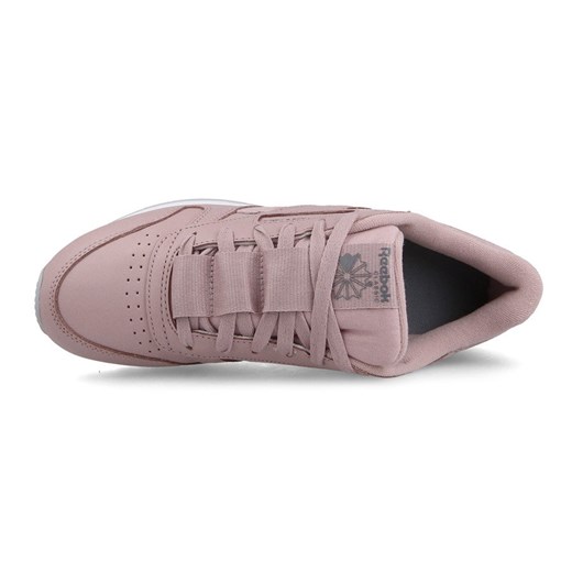 Buty sportowe damskie Reebok Classic sneakersy młodzieżowe różowe bez wzorów sznurowane zamszowe 